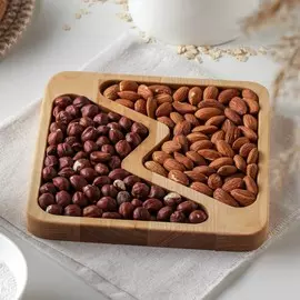 Менажница деревянная квадратная доляна