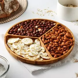 Менажница доляна gareth, d=27 см, бамбук