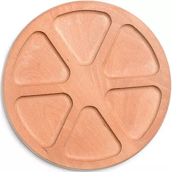 Менажница деревянная 6 секций