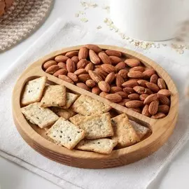 Менажница деревянная круглая доляна