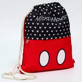 Мешок для обуви с карманом, 28х37 см, микки маус
