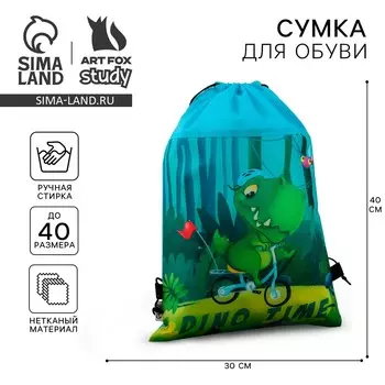 Мешок для обуви, dinotime, (нетканый материал) 4130 см