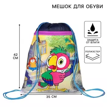 Мешок для обуви с карманом 420350 мм