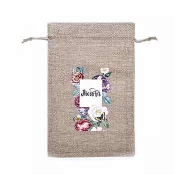 Мешок подарочный с термонаклейкой