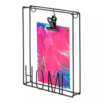 Металлическая фоторамка Дом