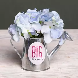 Металлическое кашпо для цветов big dream, 15 × 7 см
