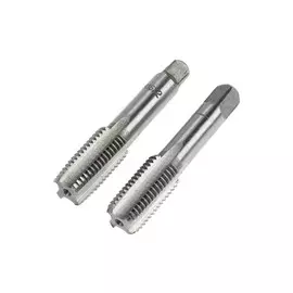 Метчики метрические ручные тундра, м162 мм, комплект из 2 шт.