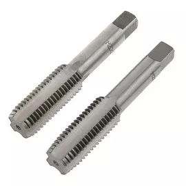 Метчики метрические ручные тундра, м202.5 мм, комплект из 2 шт.