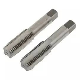 Метчики метрические ручные тундра, м243 мм, комплект из 2 шт.