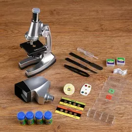 Микроскоп с проектором, кратность увеличения 50-1200х, с подсветкой, 2аа