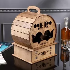 Мини-бар деревянный