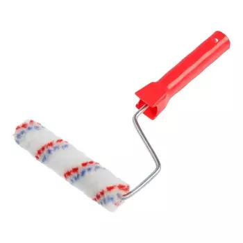 Мини-валик лом, полиэфирная нить, 150 мм, рукоятка d=6 мм, d=16 мм, ворс 12 мм