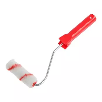 Мини-валик лом, полиамид, 100 мм, рукоятка d=6 мм, d=16 мм, ворс 10 мм