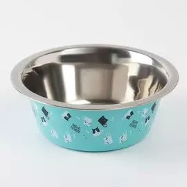 Миска металлическая для кошки