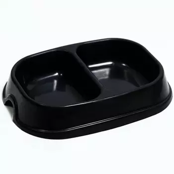 Миска 2 х 200 мл, черная