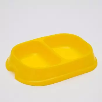 Миска 2 х 200 мл, желтая