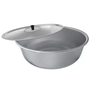 Миска 36см металлическая крышка