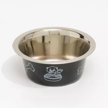 Миска цветная стандарт 200 мл, черная