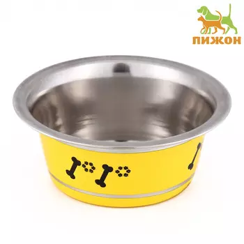 Миска цветная стандарт 200 мл, желтая