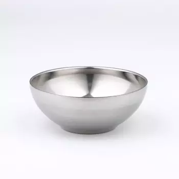 Миска из нержавеющей стали с двойными стенками