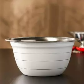 Миска light, 800 мл, d=16 см, цвет белый