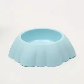 Миска пластиковая 21 х 21 х 6 см, голубая