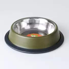 Миска с нескользящим основанием цветная, 230 мл, зеленая