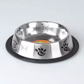 Миска для кошек с нескользящим основанием пижон, с принтом, 235 мл