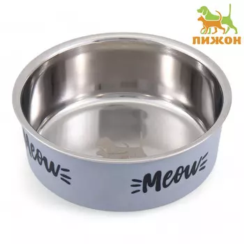 Миска с силиконовым основанием