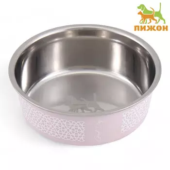 Миска с силиконовым основанием