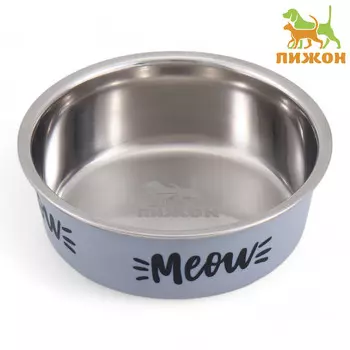 Миска с силиконовым основанием