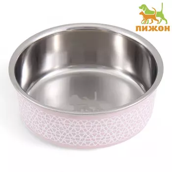 Миска с силиконовым основанием