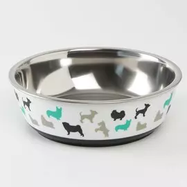 Миска для кошек и собак из нержавеющей стали