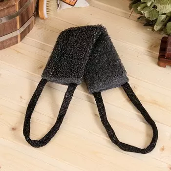 Мочалка банная мужская с ручками