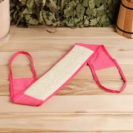 Мочалка банная с ручками