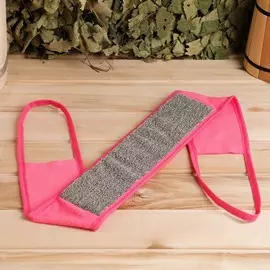 Мочалка банная с ручками