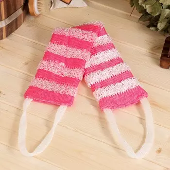 Мочалка банная с ручками