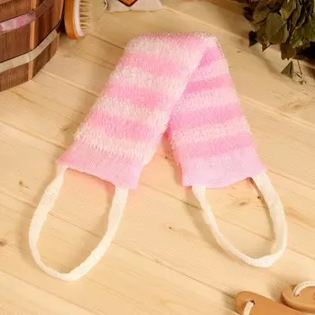 Мочалка банная с ручками