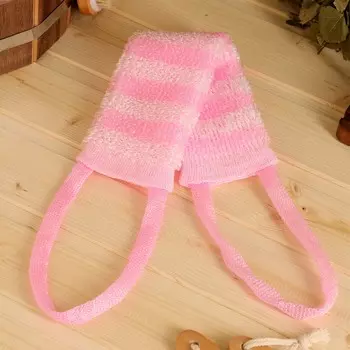 Мочалка банная с ручками