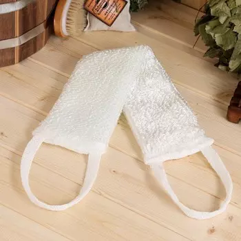 Мочалка банная с ручками