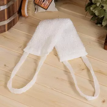 Мочалка банная с ручками