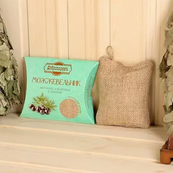 Мочалка джутовая с мылом