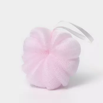 Мочалка ракушка для тела cupellia spa, 46 гр, розовая