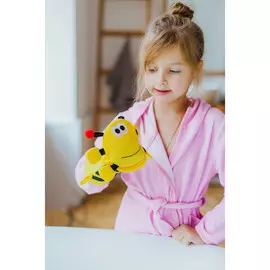 Мочалка варежка детская