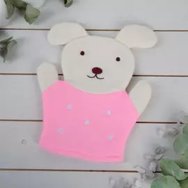 Мочалка-варежка детская