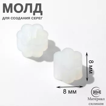 Молд силиконовый для изготовления серег