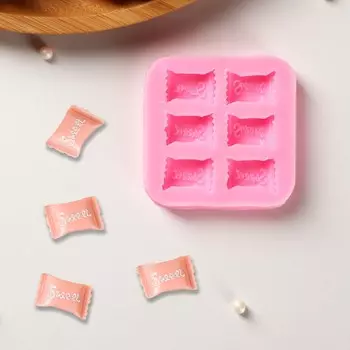 Молд sweet, силикон, 661 см, цвет розовый