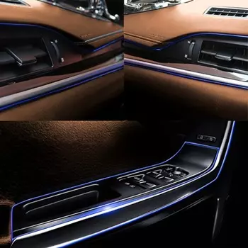 Молдинг гибкий torso, внутрисалонный, синий, 5 м