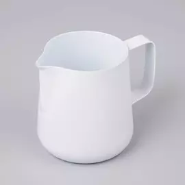 Молочник-питчер, 600 мл, 201 сталь, цвет белый
