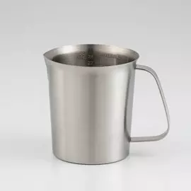 Молочник питчер из нержавеющей стали с мерной шкалой, 700 мл, 304 сталь
